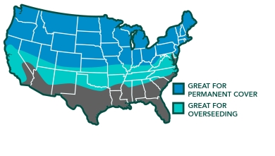 Map of the United States seed map 