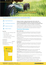 PollinatorsParadise Tech Sheet